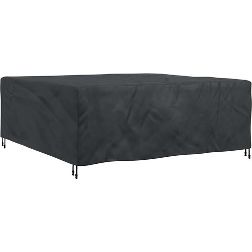 VidaXL Prevleka za pohi&amp;scaron;tvo Enobarvno Črna 200 x 190 x 85 cm 600D, (5000146835) Slike