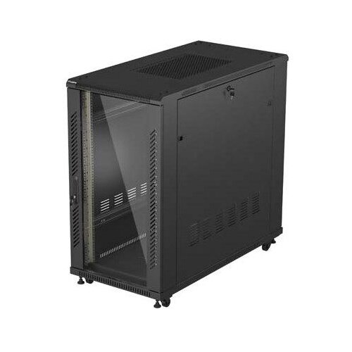 Lanberg FF01-6222-12B rack cabinet 22U Freestanding rack Black Cijene