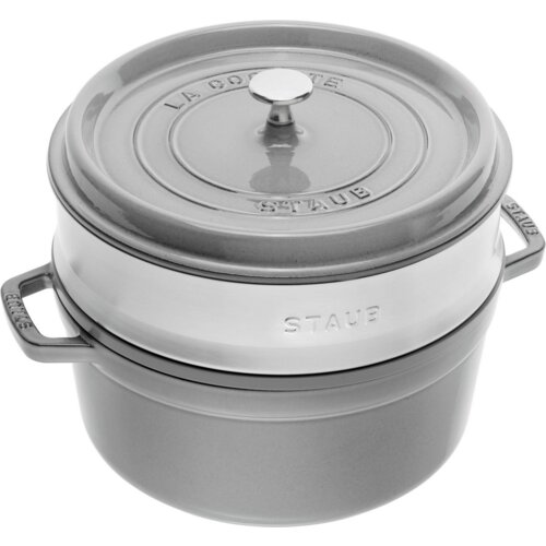 Zwilling STAUB La Cocotte cast iron round pot with insert 40508-819-0 - 3.8 ltr. graphite Cijene