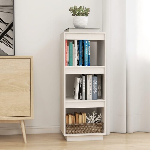 vidaXL Ormarić za knjige / sobna pregrada bijeli 40x35x103 cm borovina Cijene