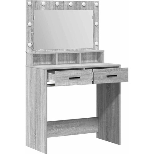  Toaletni stol Siva Sonoma 79 x 41 x 135 cm Konstruirano drvo Slike