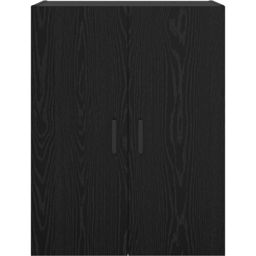 VidaXL Zidni ormarić Crni hrast 69.5 x 34 x 90 cm Konstruirano drvo Slike
