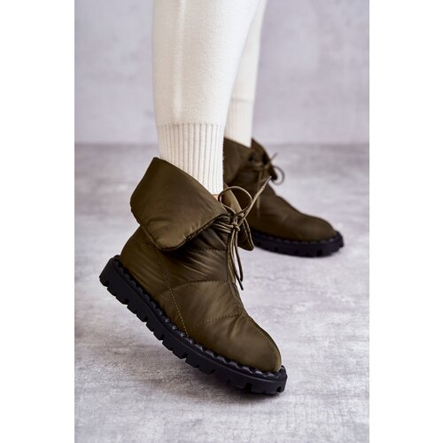 Kesi Women&amp;#039;s insulated boots Green Emelie Slike