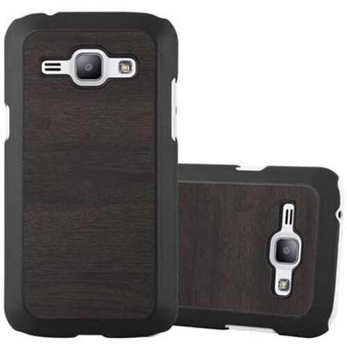 Cadorabo Case, združljiv s Samsungom v Woody Black - Hard Case za&amp;scaron;čitni pokrov v lesenem videzu pred praskami in udarci, (20565843) Slike