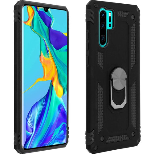 AVIZAR Etui odporen proti udarcem s kovinskim držalom za obrocke - crn str. Huawei P30 Pro, (20599575) Cene