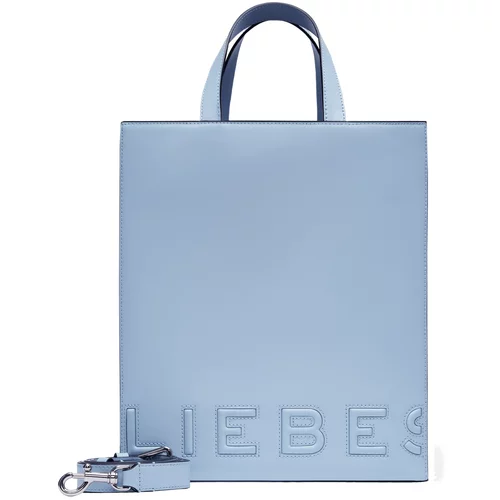 Liebeskind Berlin Nakupovalna torba svetlo modra / črna