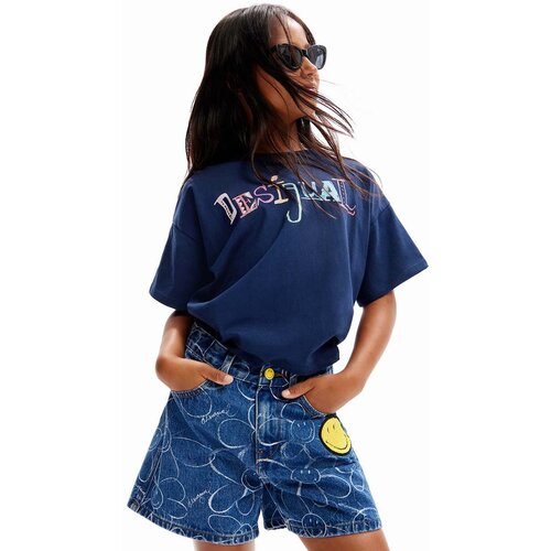 Desigual Otro&amp;scaron;ke kratke hlače iz jeansa Slike