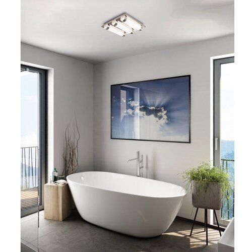 Eglo Tolorico zidna/plafonjera/3, led, 3x7w, 3x1000lm, ip44, hrom/kristal Cene
