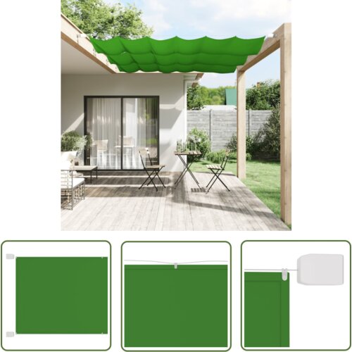  The Living Store Vertikalna markiza svetlo zelena 60x270 cm tkanina oxford - Vertikalna Markiza, (21742428) Cene
