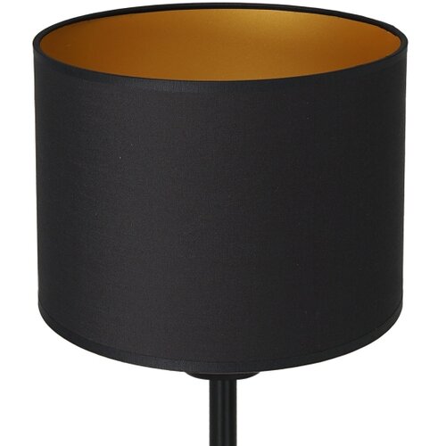 Stona lampa ARDEN 1xE27/60W/230V, prečnik 18 cm, crna/zlatna Slike