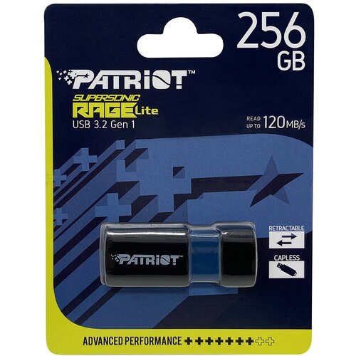 Patriot spominski ključek 256GB usb 3.2 supersonic rage lite Slike