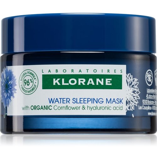 Klorane cornflower water sleeping mask maska za obraz za vse tipe kože 50 ml za ženske Cene