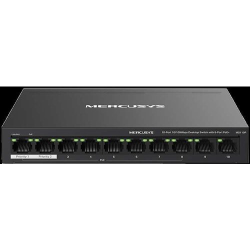  10-Port 10/100Mbps Desktop Switch with 8-Port PoE+PORT: 8&times; 10/100 Mbps PoE+ Ports 2&times; 10/100 Mbps Cijene