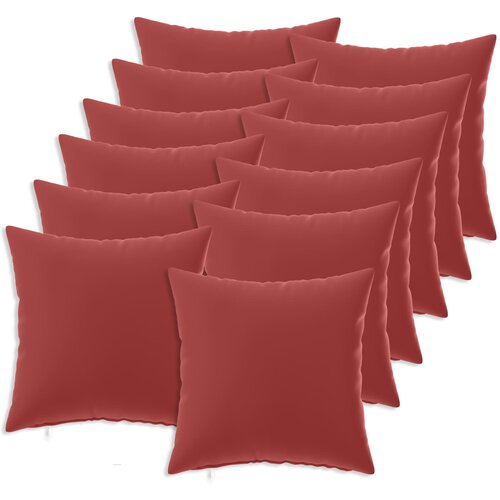  Presvlaka za jastuk 12 pcs HEERLEN Vinska crvena 50 x 50 cm Cene