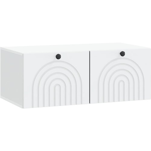 TV ormar za zid Bijela 78,5 x 41 x 30 cm Konstruirano drvo Slike