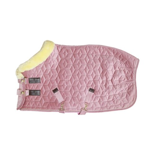 Kentucky Horsewear Turnirsko pregrinjalo &amp;quot;Velvet&amp;quot; old pink - 145 cm Slike