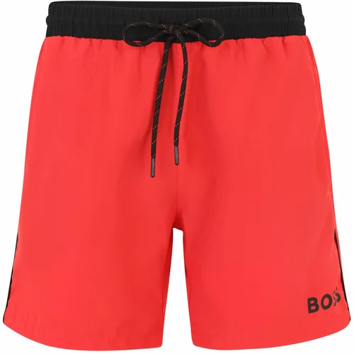 BOSS Orange Kupaće hlače 'Starfish' crvena / crna