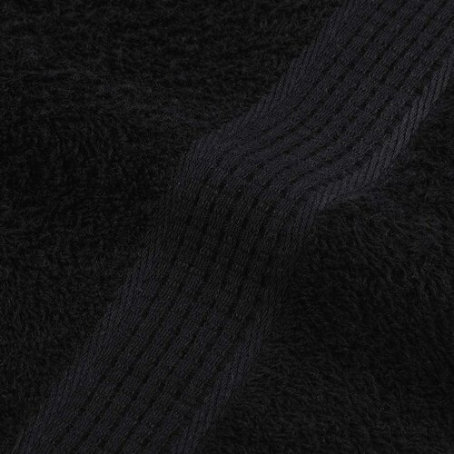 VidaXL 6-dijelni set ručnika crni 360 gsm 100 % pamuk Slike