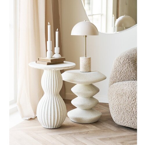 House Nordic Lončena okrogla stranska mizica &amp;oslash; 40 cm Newtown &amp;ndash; Slike
