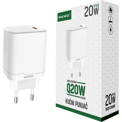  PUNJAC KUCNI BRZO PUNJENJE Q20W PD 20W WEWO Cijene