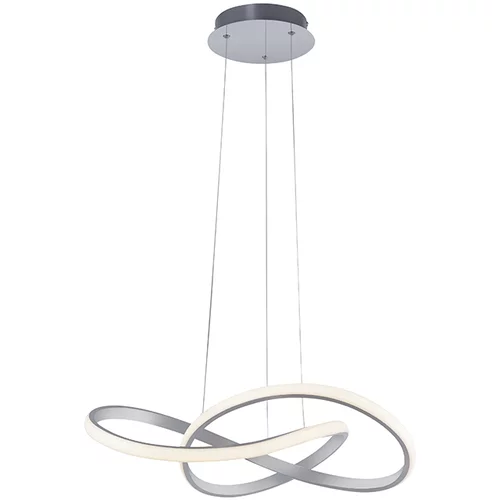 PAUL NEUHAUS Design viseča svetilka iz jekla 57 cm z možnostjo zatemnitve vklj. LED - Viola Due