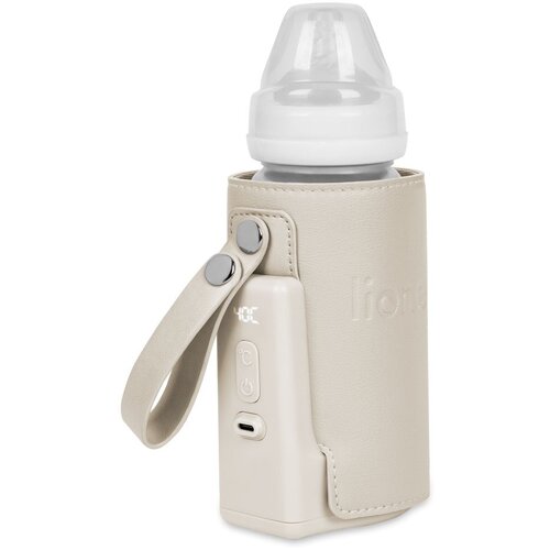 Lionelo Thermup Go Plus električni prijenosni grijač bočica - TERMOSICA s baterijom, Beige Calm Cene
