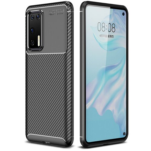  Maska za Huawei P40 Carbon Defender crna Cene