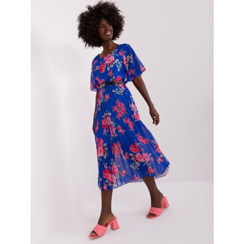 Italy Moda Dress-DHJ-SK-3171.65-Cobalt Slike