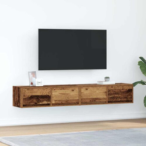 vidaXL TV omarica 2 kosa starinski les 80x31x25,5 cm inženirski les Cene