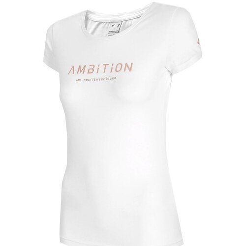 4f Majice s kratkimi rokavi H4L21 TSD033 Bela Cene