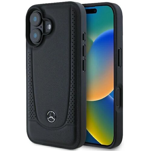 Mercedes-Benz USNJENI OVITEK MERCEDES URBAN ZA IPHONE 16 OVITEK ČRN, (21898575) Cene