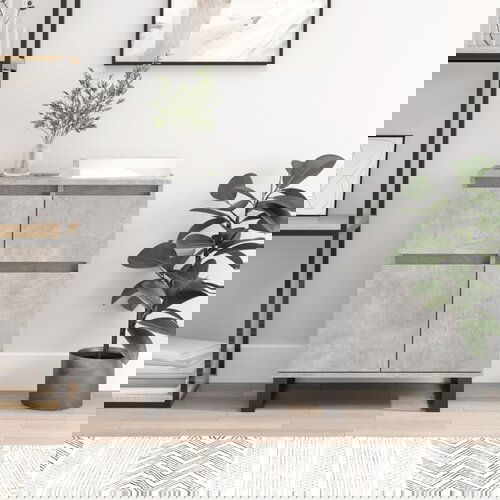 VidaXL Komoda siva boja betona 60x35x70 cm od konstruiranog drva Slike