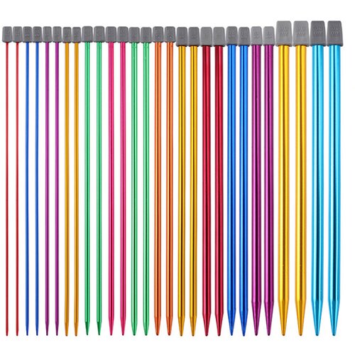 INF Komplet 14 parov pisanih pletilnih igel, 35 cm, (22157280) Cene