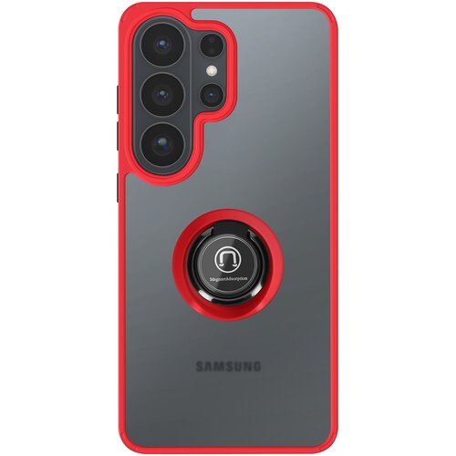 AVIZAR Ovitek za Galaxy S26 Ultra &ndash; obroč stojalo in magnetno pritrditev, Rdeča, (5000274323) Cene