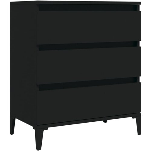 Maison Chic Komoda - Predalnik črna 60x35x70 cm inženirski les, (21715805) Slike