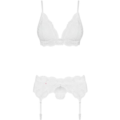 Obsessive 810-SEG 3 pcs Set White S/M Slike