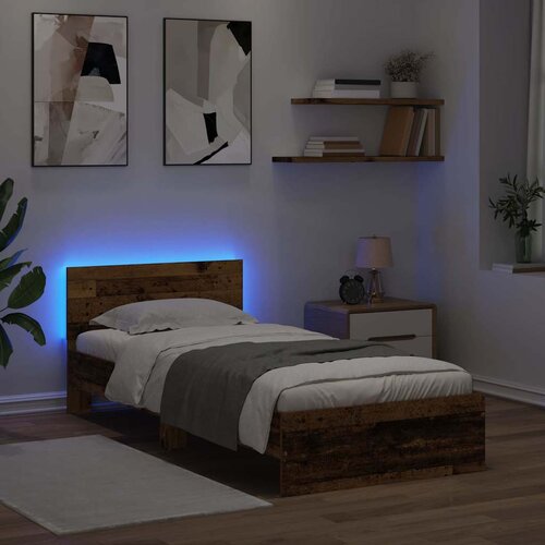  Krevetna konstrukcija Staro drvo 100 x 200 cm Konstruirano drvo Slike