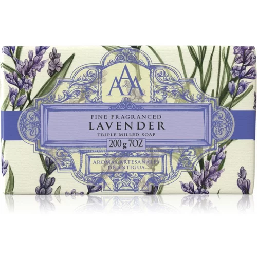 The Somerset Toiletry Co. Aromas Artesanales de Antigua Triple Milled Soap luksuzno milo Lavender 200 g