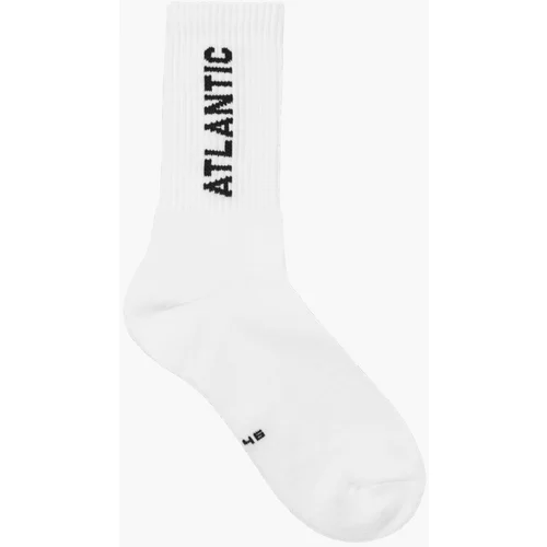 Atlantic Men's Standard Socks - White