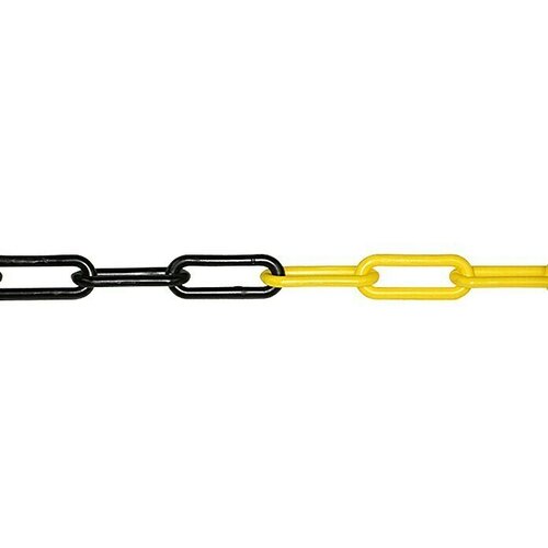 STABILIT Plastični lanac po dužnom metru (6 mm, Plastika, Crno-žute boje) Cijene