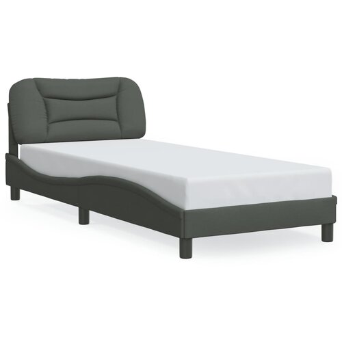  Okvir kreveta s LED-om bez madraca Hvar 80x200 cm od tkanine Slike
