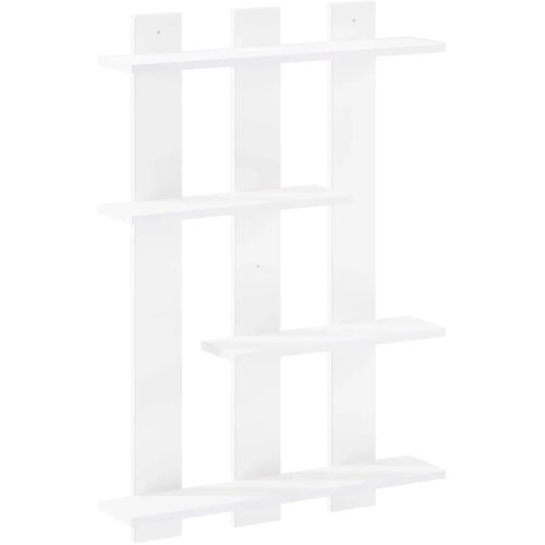  Zidna polica Bijela 61 x 13 5 x 88 cm Konstruirano drvo - Bijela 61 x 13 5 x 88 cm Cijene