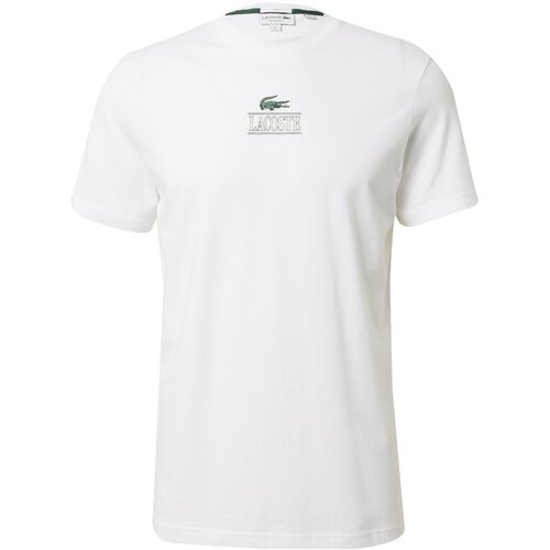 Lacoste Majica smaragd / bela Slike