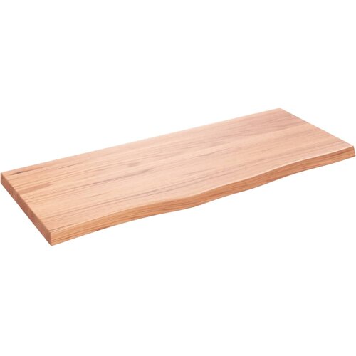 vidaXL Zidna polica svjetlosmeđa 100x40x4 cm od obrađene hrastovine Cijene