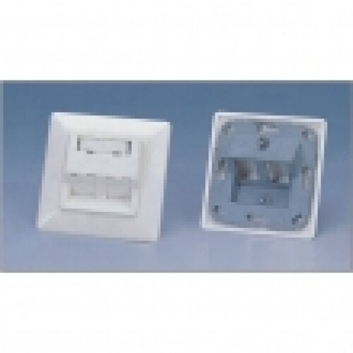  Poklopac German standard 80x80mm sa 2 slota pod uglom, sa zastorima I labelom za označavanje (GSP-2P) Cene