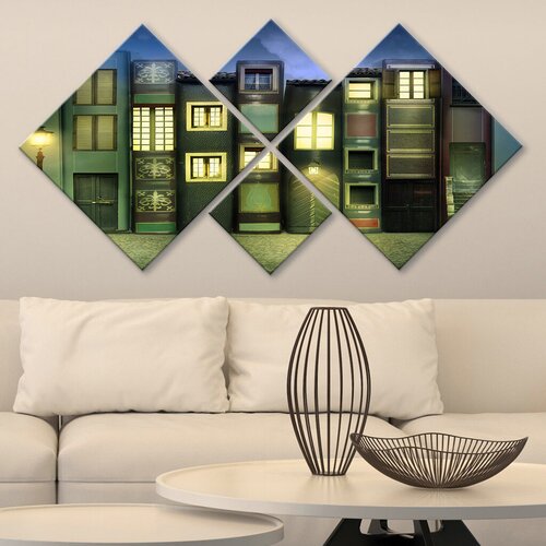 Wallity slika 4MDF45466113, 60x115 cm, 4 dijela Cene