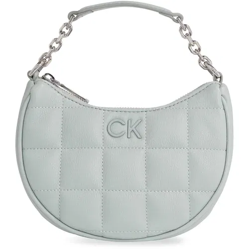 Calvin Klein Ročna torba Ck Square Quilt K60K612020 Pigeon PEB