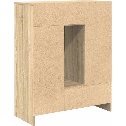  Komoda s ladicama i vratima sonoma hrast 73x31x90 cm Slike