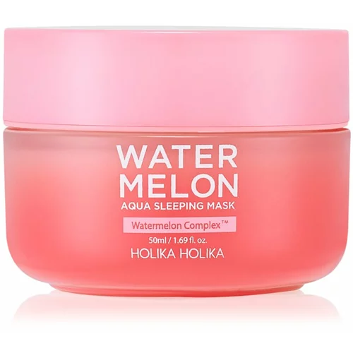 Holika Holika Watermelon Mask intenzivna nočna maska za hitro regeneracijo suhe in dehidrirane kože 50 ml