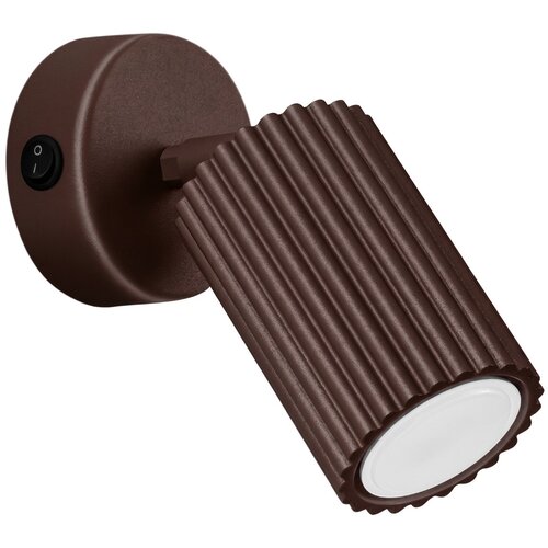 Sollux Lighting Stenska svetilka KARBON rjava s stikalom, (5000284922) Cene